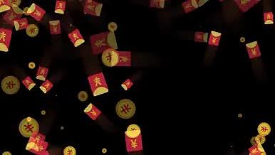 红包金币飘落通道视频的预览图